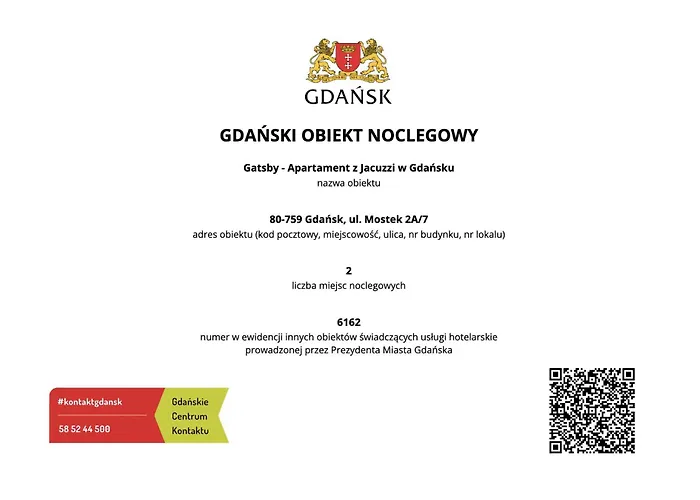 Gatsby - Jacuzzi & Relax Dla Par W Gdansku By Lion Apartamento *